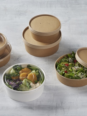 Salad box to go - stable packaging for salads to go